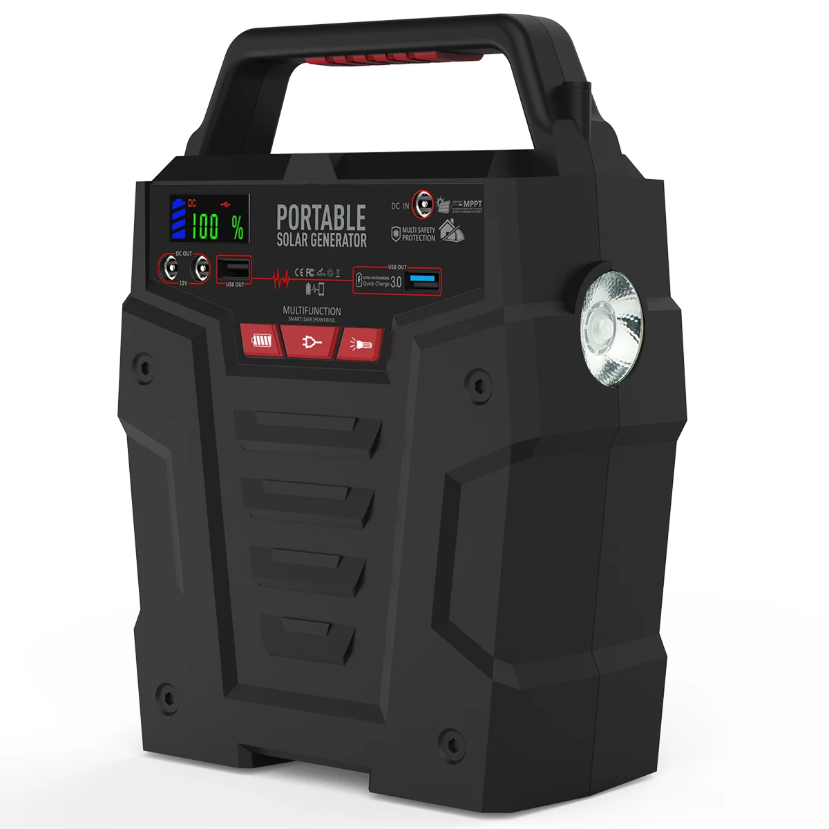 portable power station 278Wh Emergency Backup Lithium Battery 100W AC inverter Outlet Solar Generator for Outdoors