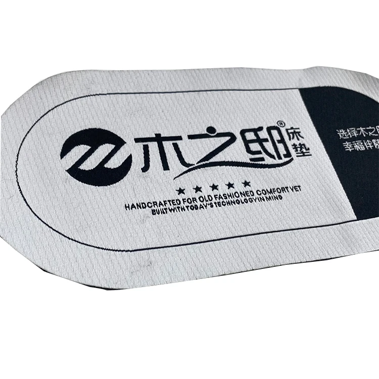 Hot Selling Contemporary Beautiful Woven Three-Dimensional Process Mattress Labeling