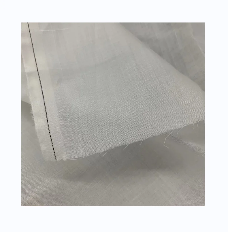 100%Ramie 42S Plain weave Ramie fabric Suitable for trousers, shirts, bedding, dresses, casual wear, etc.