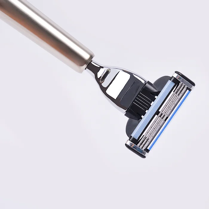 High quality 3 blades razor shaving with refilled cartridges 5 blade system shaving razor