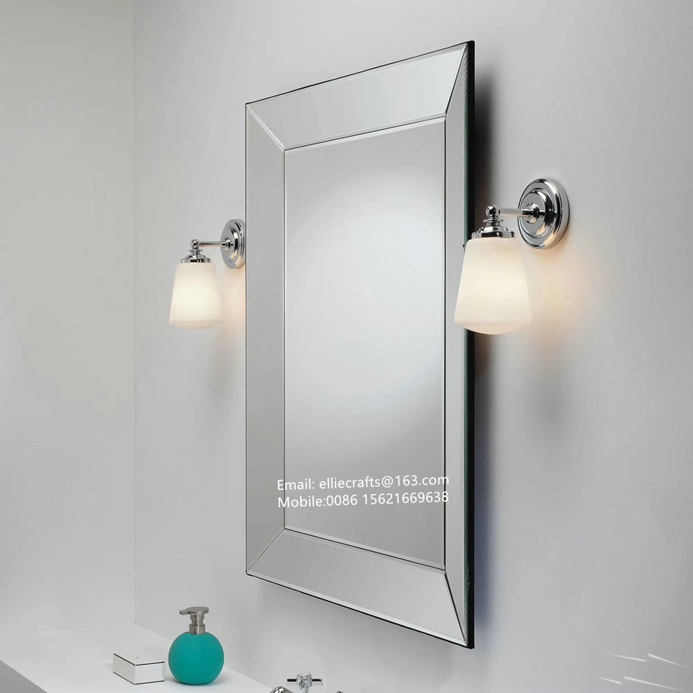 Modern home decorative large venetian beveled wall mirror espejos decorativos modernos 60x90cm