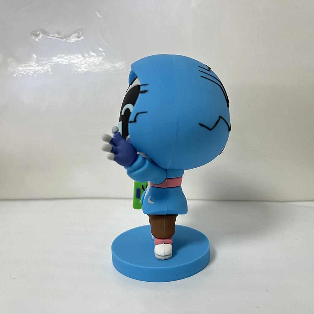 Kinqee Oem Design Custom Big Head Soft Toy Plastic Cartoon Figure Doll Model