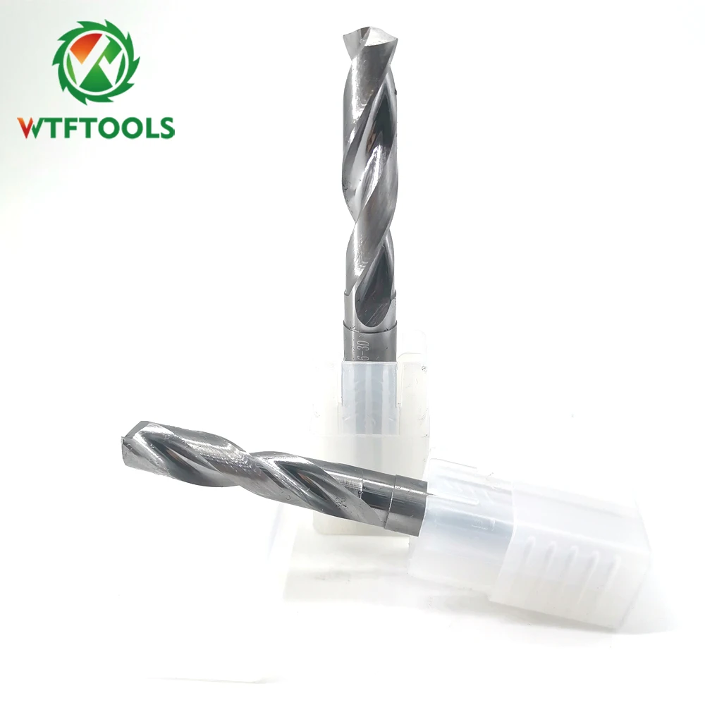 6mm 5*D Tungsten Solid Carbide Drill Bits For Metal Hardened Steel Drilling Hole