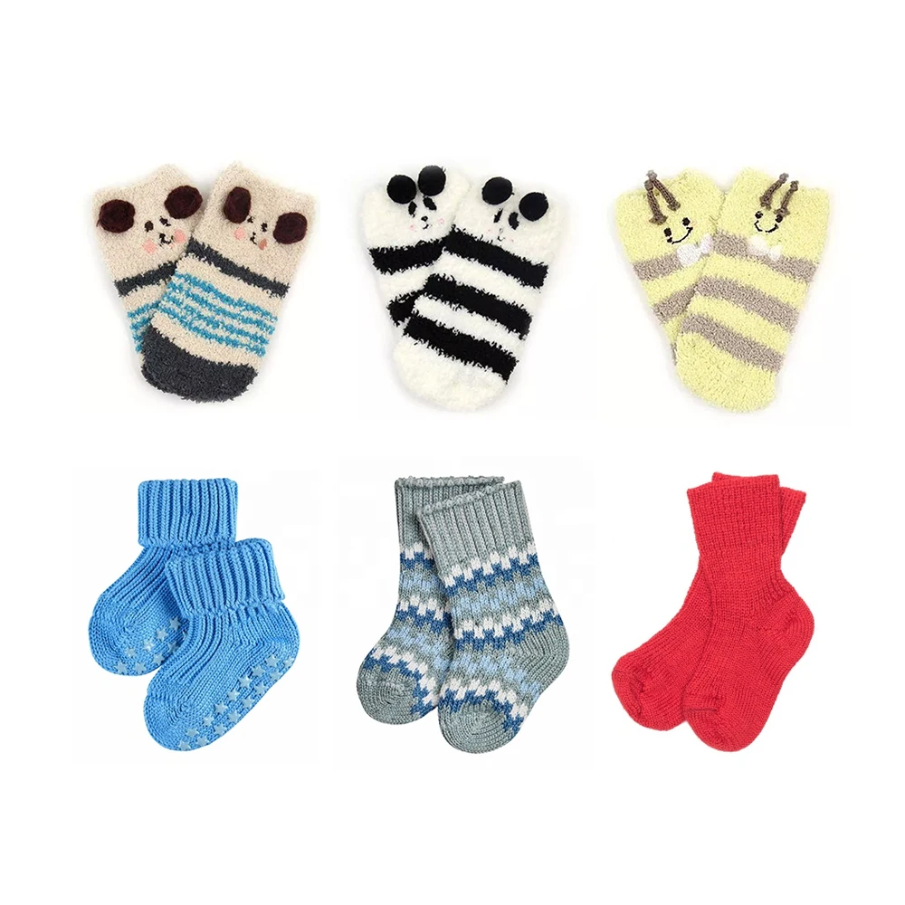 1-3 3-5 5-7 7-9 Years kids designer socks pack high quality Non anti Slip boy kids socks children socks