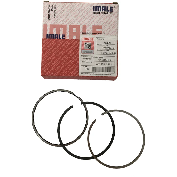 Car engine STD 077198151A 077198151AB 077198151AA piston ring set for C6 A8 Touareg4.2