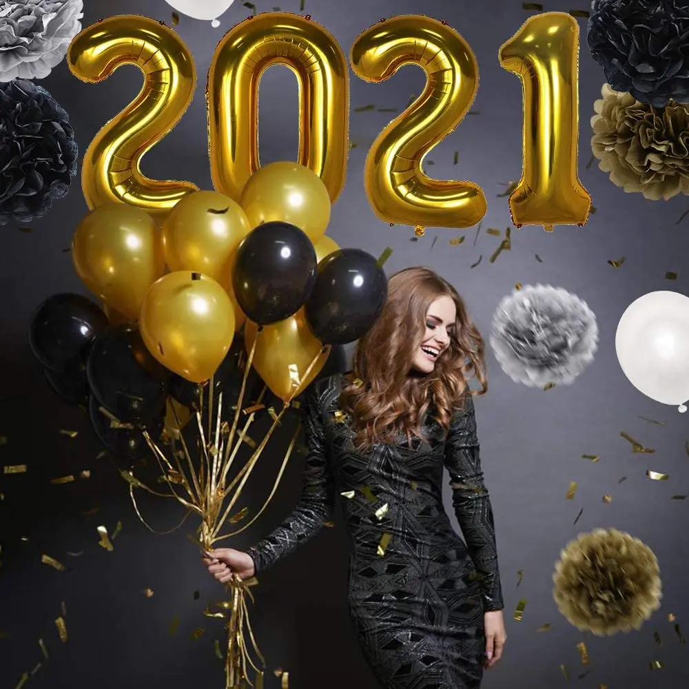 Украшения для новогодней вечеринки 2021 набор аксессуаров сувенирные пакеты