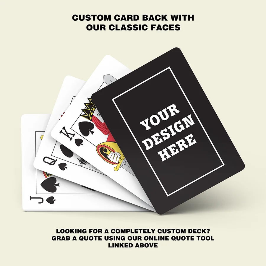 OEM Customized Playing Cards Party Card Game Custom Logo Paper Board Card