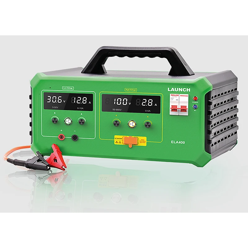 LAUNCH ELA400 Intelligent Digital Supply Car Maintenance New Energy Equipment Low High Voltage Output Multiple Battery