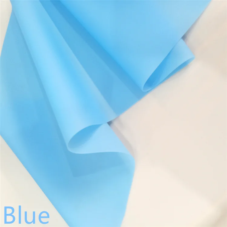 Supply white black blue purple green pink red rose thickened PVC jelly soft adhesive film