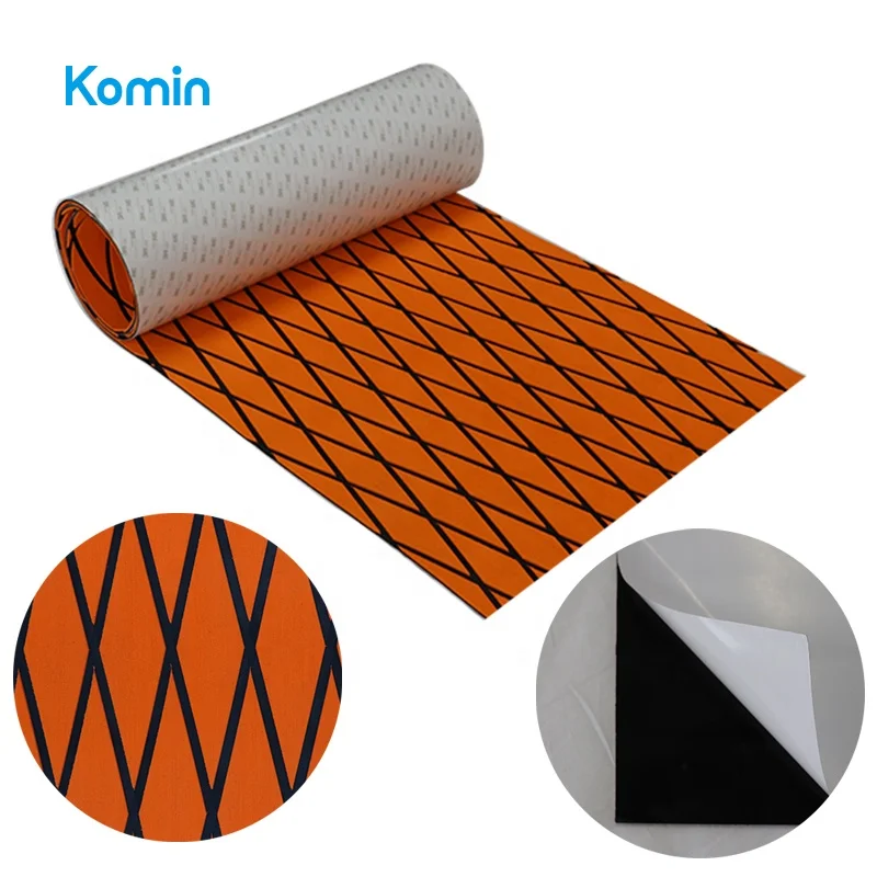 Komin Hot Sale Non Slip Sea Deck Marine Floor Mats EVA Foam Boat Flooring