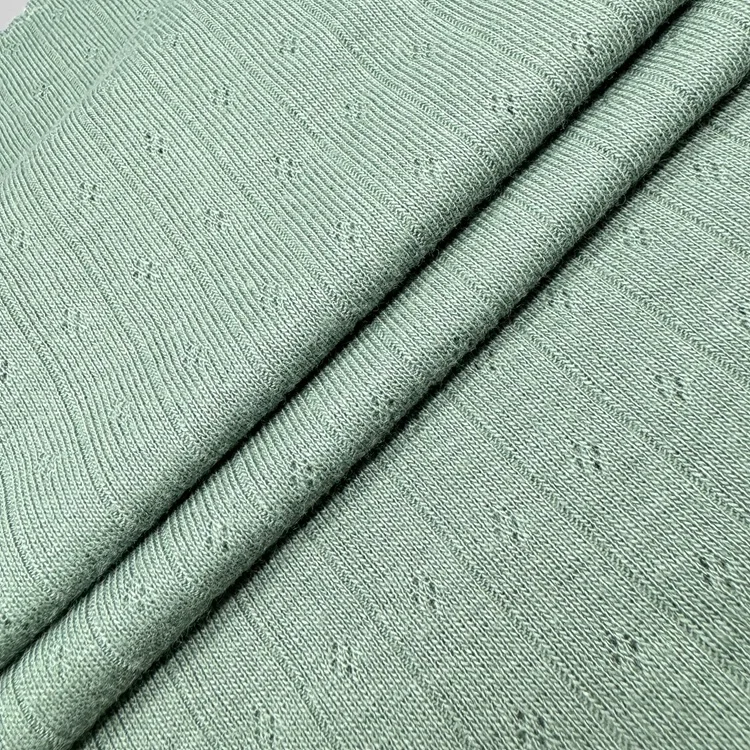 Пользовательский цвет 220gsm 60% C 40% полиэстер трикотажная CVC жаккардовая ткань для одежды