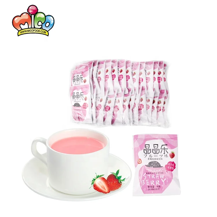 Hot Selling Instant Strawberry Juice Solid Drink Flavor Juice Powder And Can Be Eat Of Powder