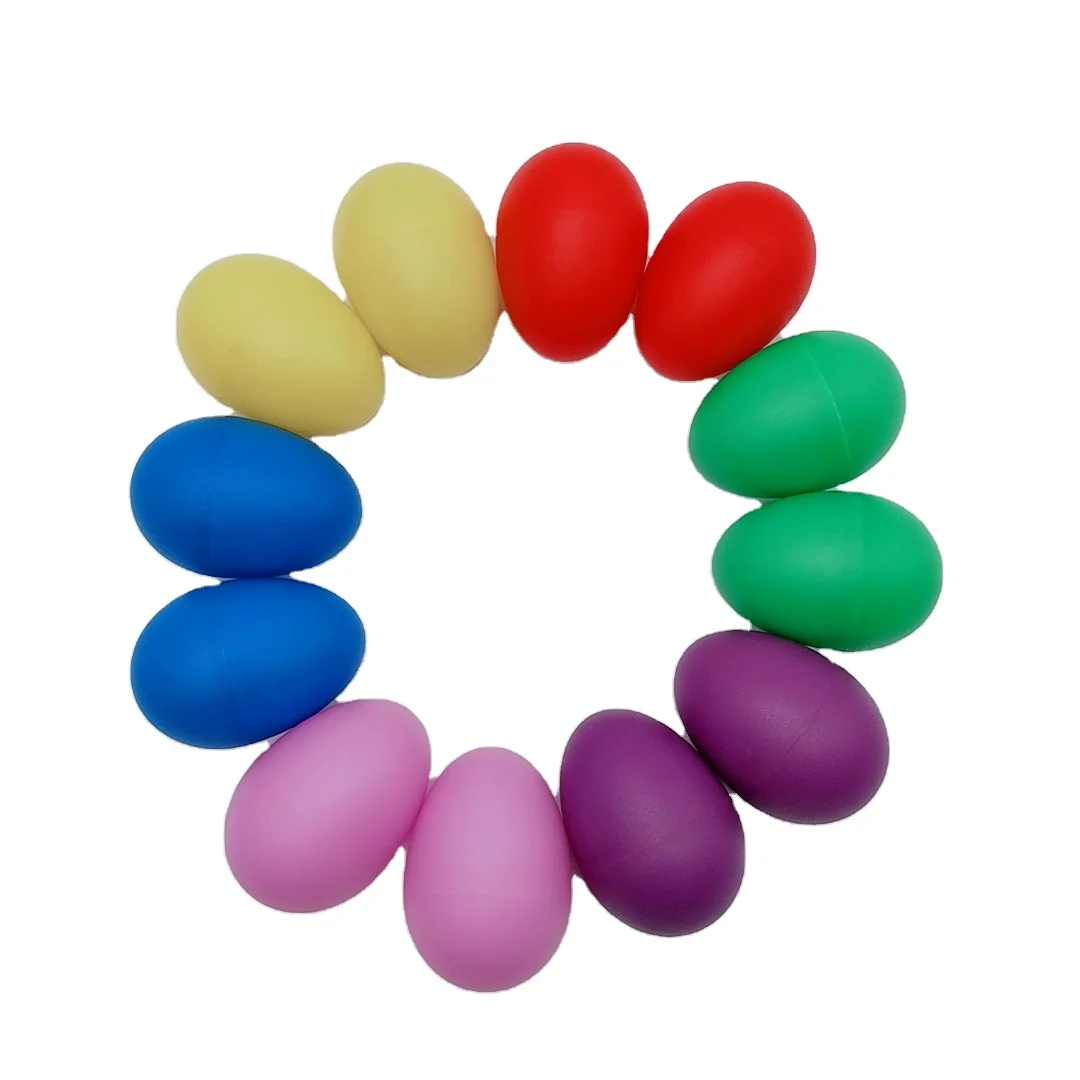 Mini colorful Plastic egg shaker Colorful Egg shape