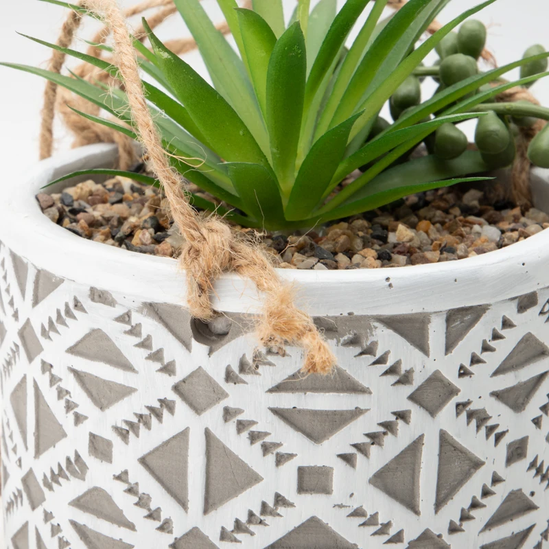 Large Planter Flower Vietnam Painted Ceramic Pot