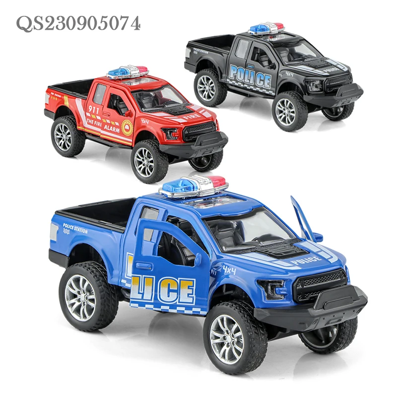 QS Factory Collection Simulation Alloy 1:32 Scale Kids Pull Back Opening Door Toy Car 3 Colors Metal Diecast Model Vehicle Toys