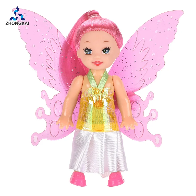 Customized Wholesale Promotion Lovely Girl Beautiful 3.5 Inch Little Angel Doll Toy