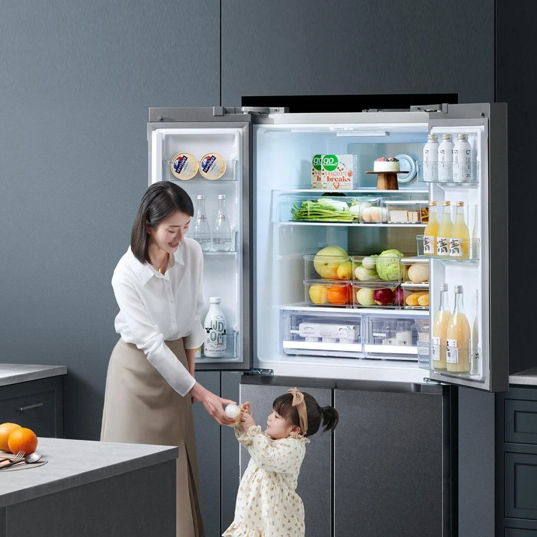 Xiaomi Viomi 502L Smart Interactive Large Screen Smart Cross Refrigerator Four Door Refrigerator