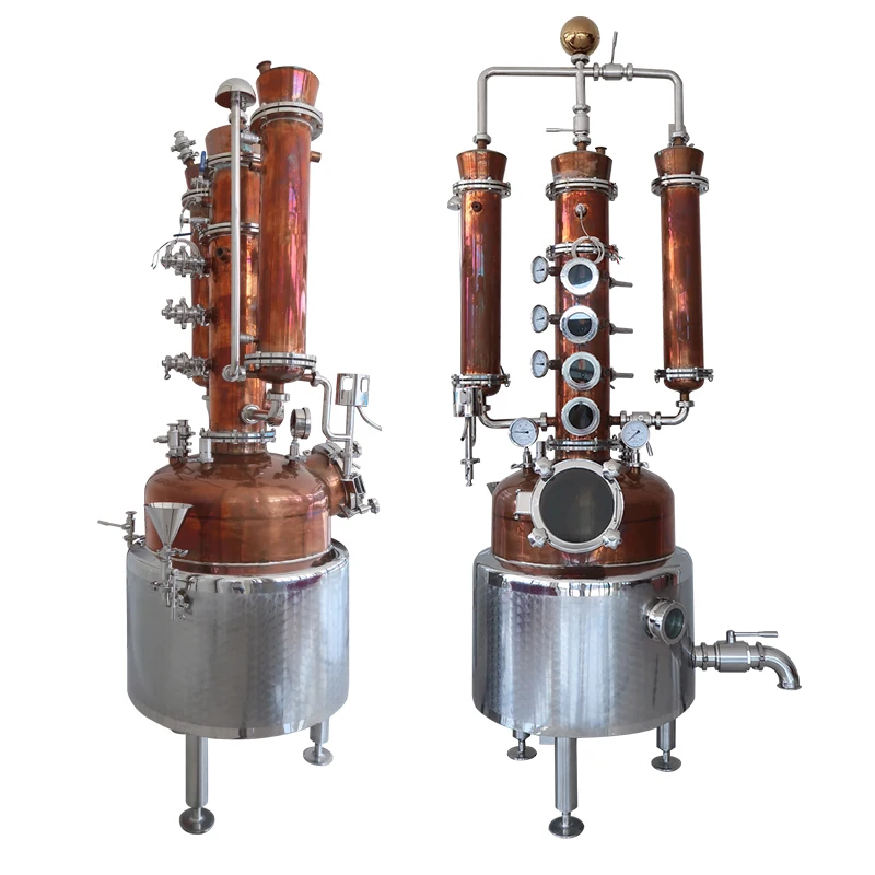 
200L Gin Moonshine Rum distill vodka whisky brandy distillery equipment fermentation tank and alcohol distiller 