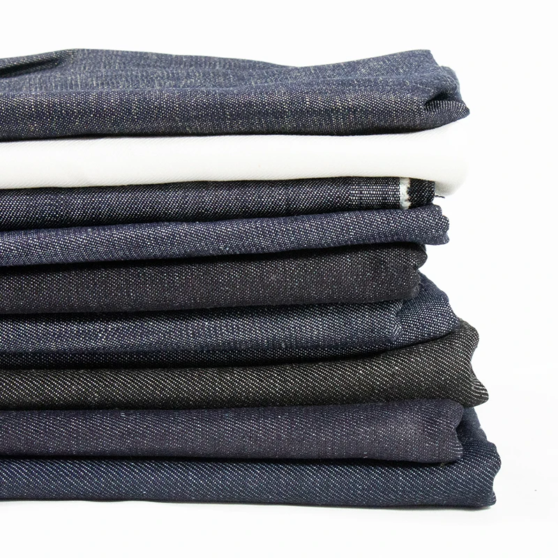 High quality 46% Tencel 10% chinese hemp 44% cotton Tencel denim fabric factory custom