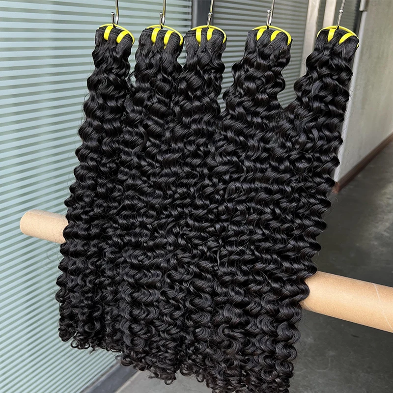 Hair Vendors Wholesale Cuticle Aligned 100% Unprocessed Raw Vietnam Human Hair Deep Curly Bundles