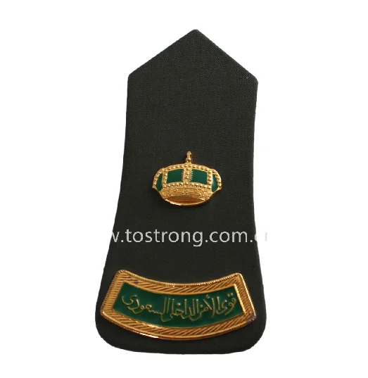 TOSTRONG Manufacturer OEM Top quality Saudi Arabia Uniform Shoulder Board Multi Stripe Epaulets for Sale High Quality Pilot Epau