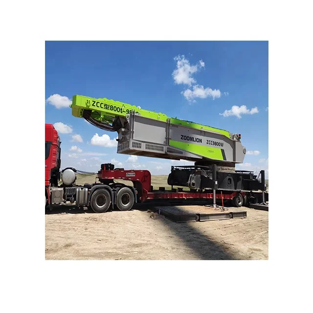 Cheap large and durable Chinese production model ZCC9800W truck crawler crane works exclusively