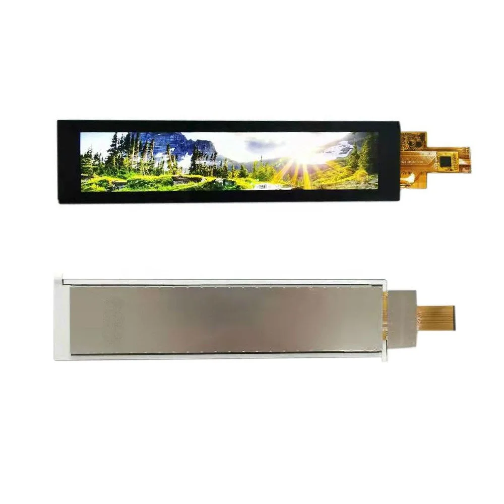 7 inch Ultra Wide stretched bar TFT LCD with Touch Screen Overlay