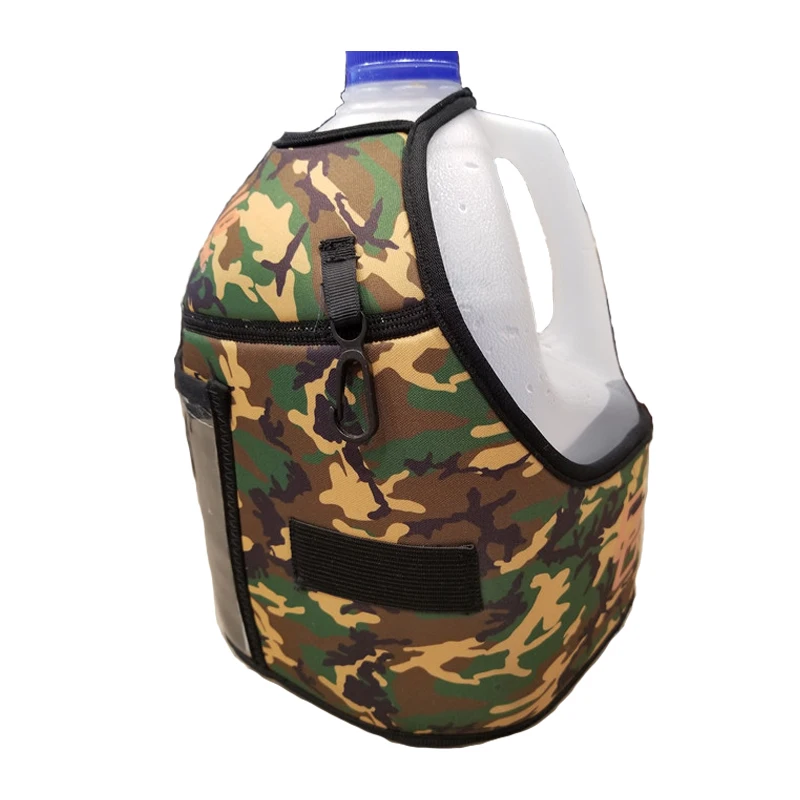 Custom Size Neoprene Water Bottle Sleeve Multifunctional Outdoor Neoprene Milk Jug Cover Insulation Gallon Jug Cover