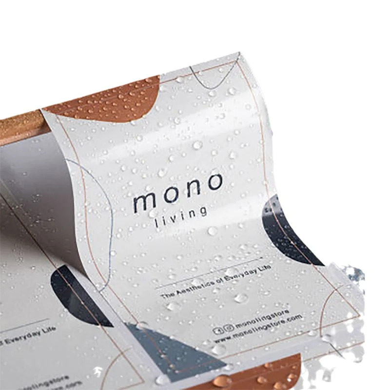 Rectangle PVC Round Transparent Cartoon Label Custom Logo Sticker Clear Business Food Stickers Roll