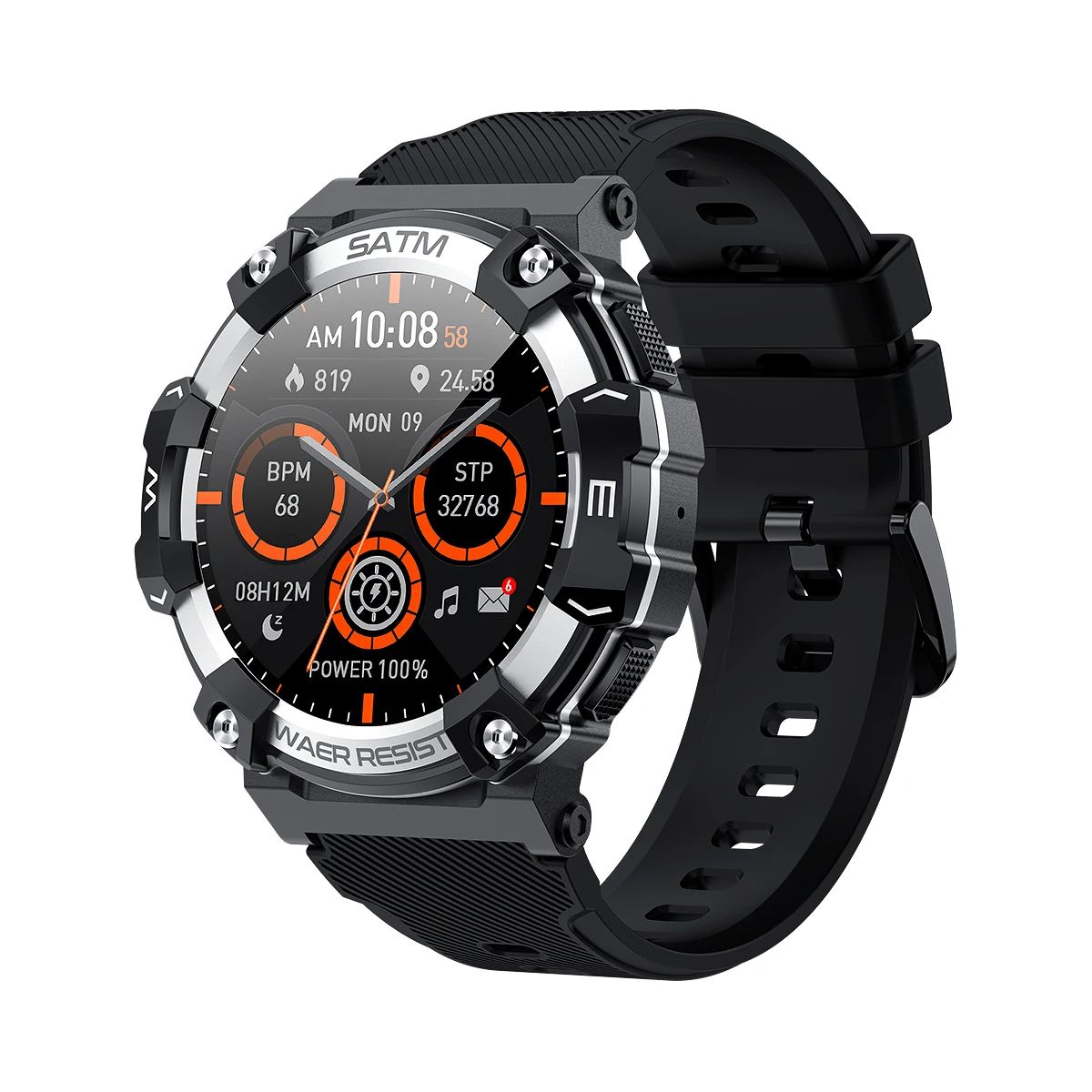 practical IP68 10 meters waterproof outdoor expert smart watch low consumption long standby heart rate monitor smart  watch