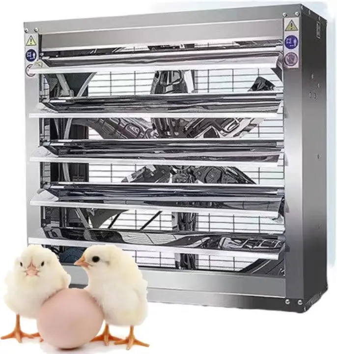Poultry exhaust  fan for Factory Greenhouse with Shutter exhaust Fans Industrial