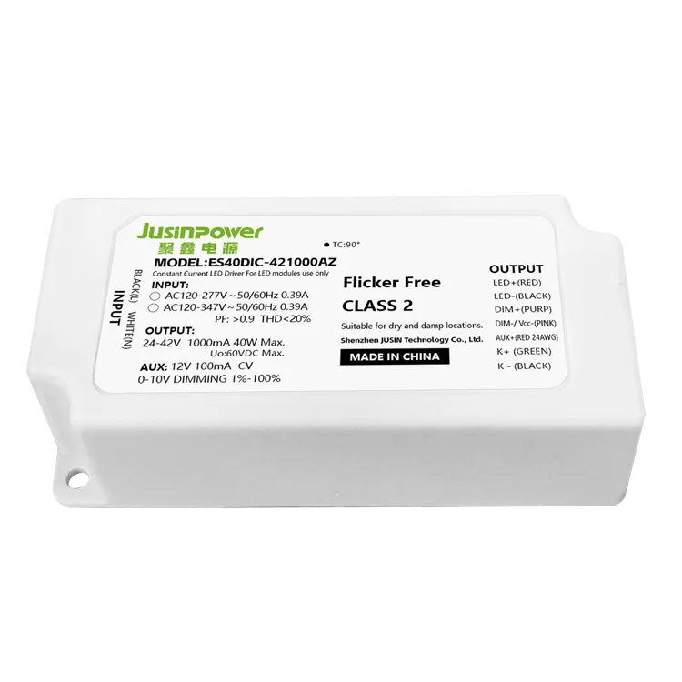 Constant Current 0/1-10V Flicker Free 1-100% Dimming Depth Smart Control 1000mA LED Sensor Driver
