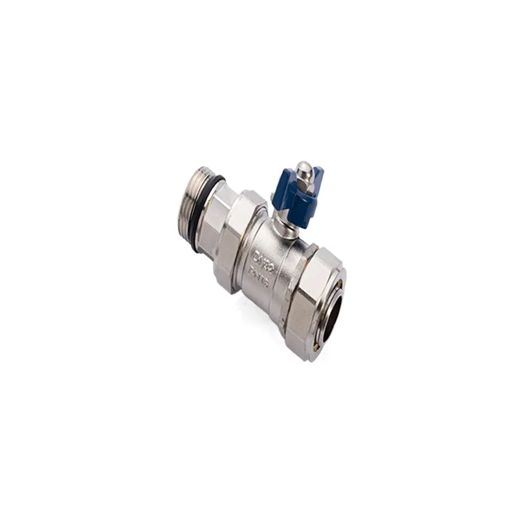 Nickel-Plated Direct Valves Straight Valves for Water Distribution Manifold Dn25