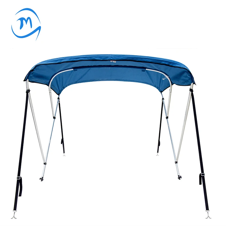 600d oxford fabric 3 bow marine bimini top for inflatable boats aluminum 3 bow bimini top for boat
