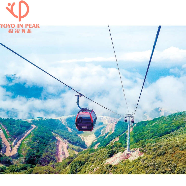 Sightseeing Tour Ropeway Cabin Cable Car Tramway Equipment Cableway in Steel Wire Manufacturer For Sale