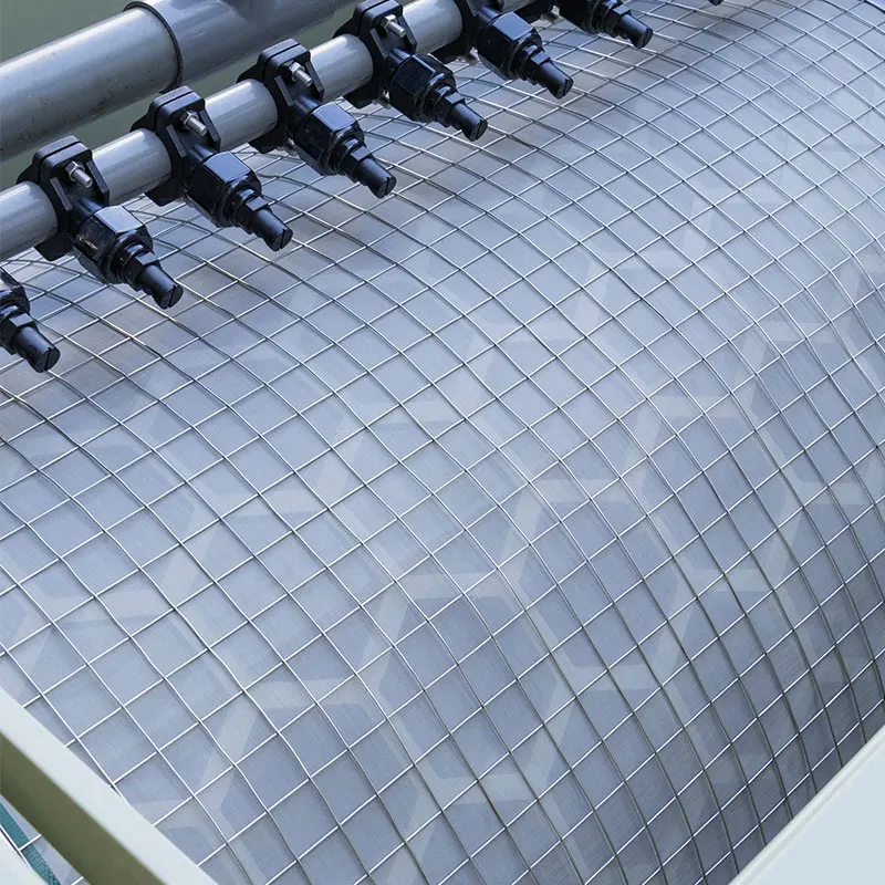 QihangRAS Irrigation Pond Drum Filter Aquaculture Fish Farming 100m3/h Rotary Drum Filter 22700 Gallon Large Pond Filter