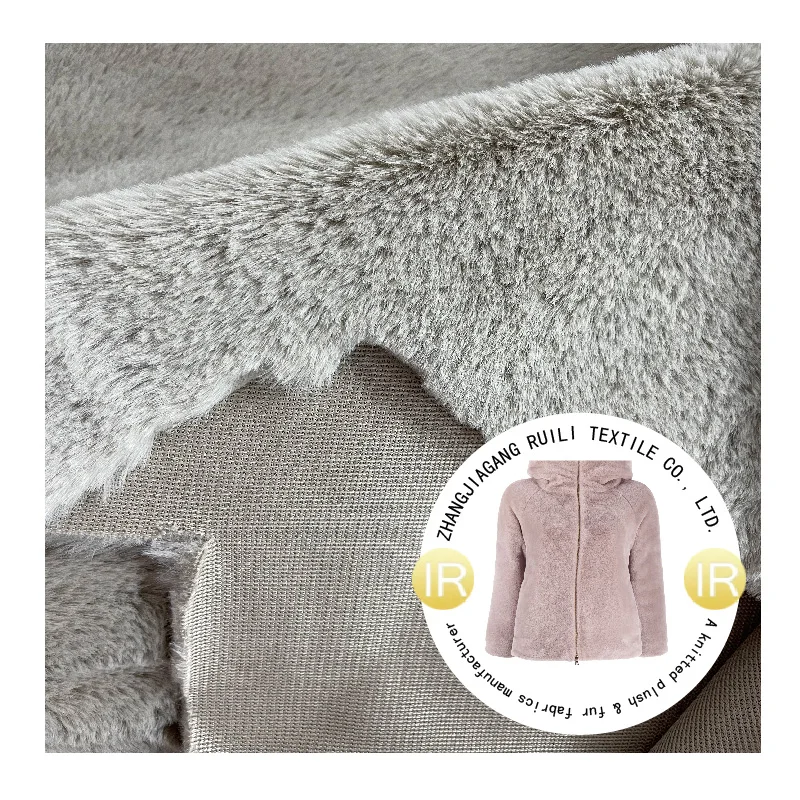 Wholesale Factory Lowest Price Soft PV Plush Faux Rabbit Fur Plush Fabric Imitation Fake Fur Fabric For Toy Garment Home Textile