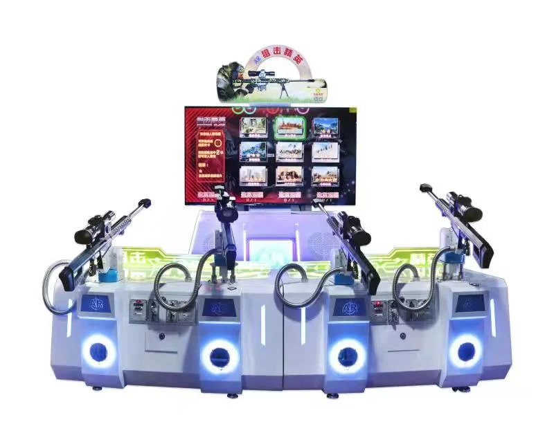 New Design High Return Virtual Reality Sniper Shooting Game Equipment 220V Racing Usage for Sale in Game Center