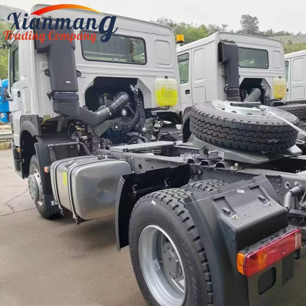 Up To Date Tractor Truck 10 Wheel 6X4 380HP 400HP 420HP 40t Sinotruk HOWO Container Cargo Trailer Tractor Head Truck Price