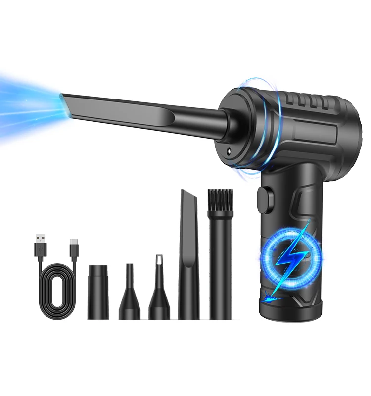 Electric Compressed Air Duster Clean Canned Air Spray Blower for Computer Keyboard Electronics Cleaning compressed air gun