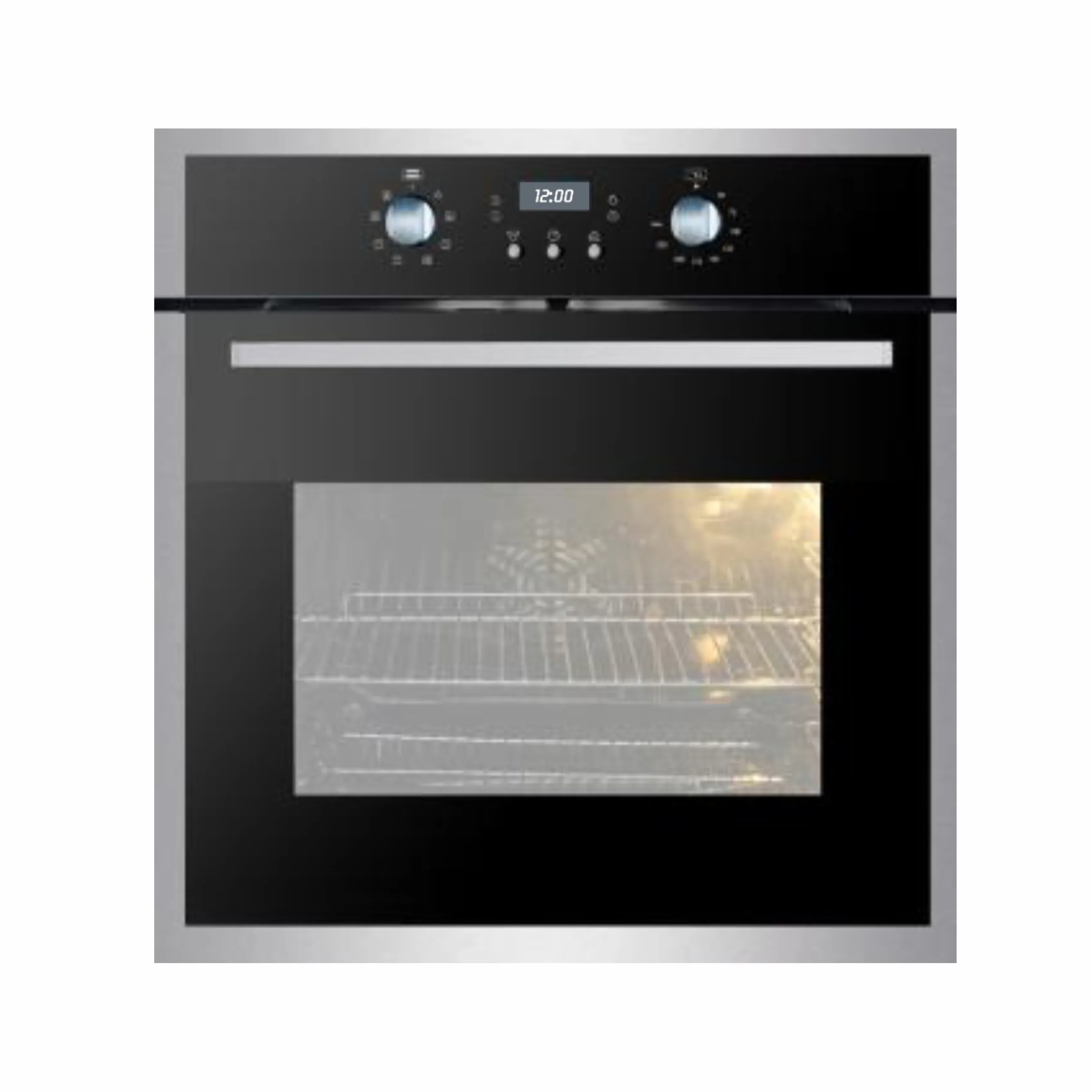 Hot sell cheap large 73L built in home  3 key button control  oven