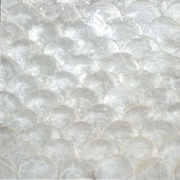 Оптовая продажа, мозаичная плитка Capiz Shell для украшения интерьера, стен