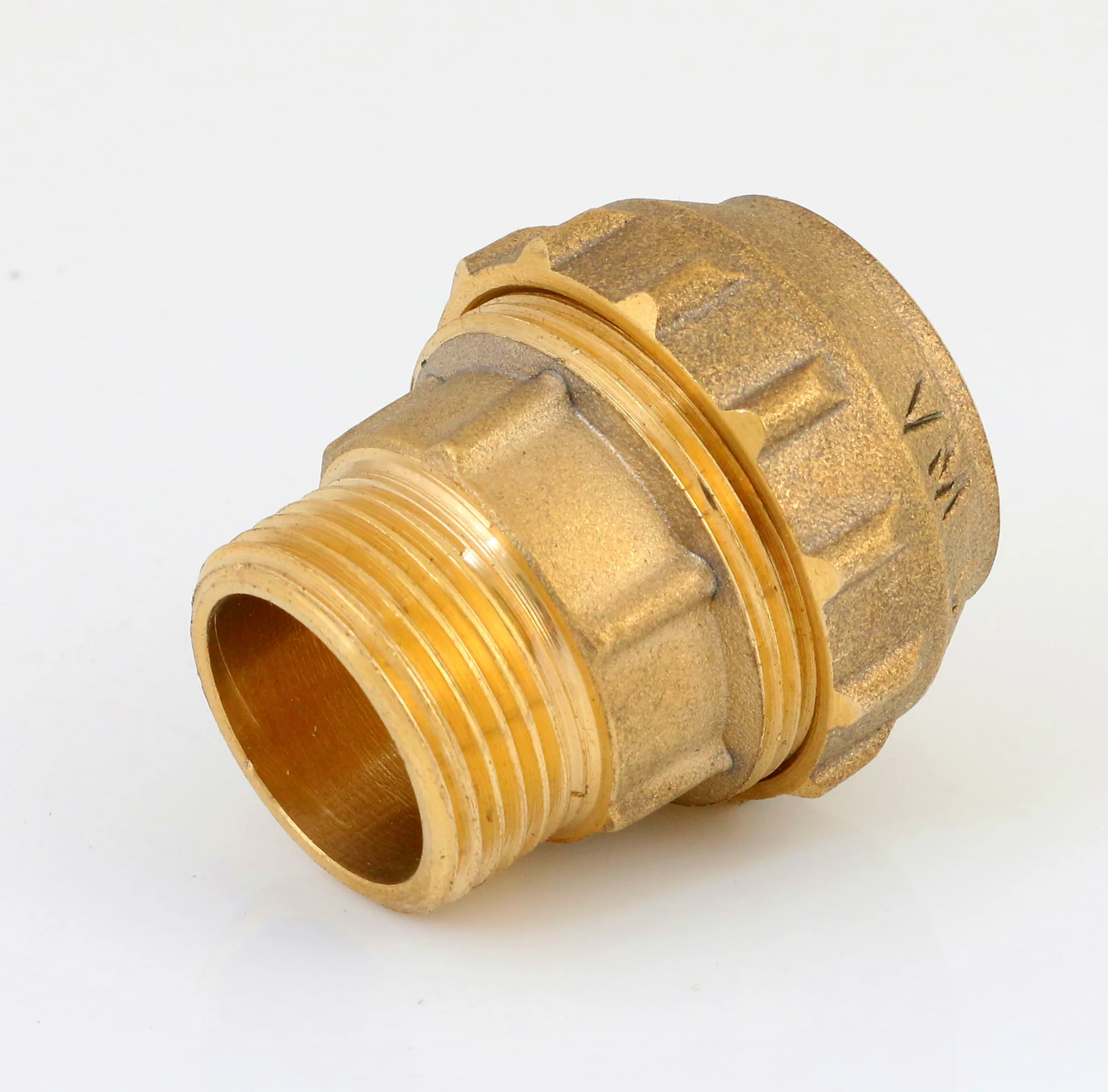 Wholesale price brass male elbow compression fitting for pe pipe fitting