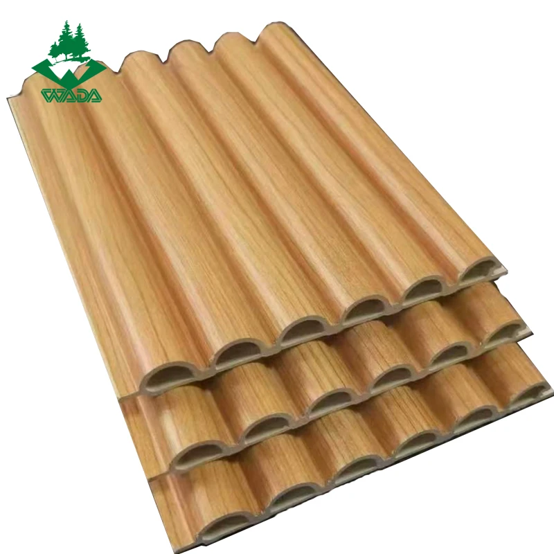 Eco friendly Fulted External WPC Wall Panels