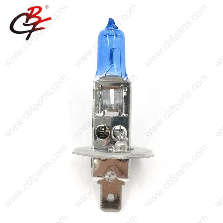 Factory Offer Car Halogen Headlight Bulbs H1 12V 55W P14.5s With Super White Light Beam and Excellent Performance