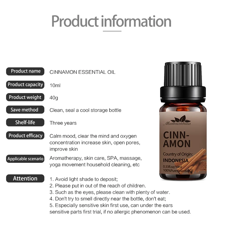 Manufacturer Natural Cinnamon Bark Spice Oil Cinnamon Essential Oils