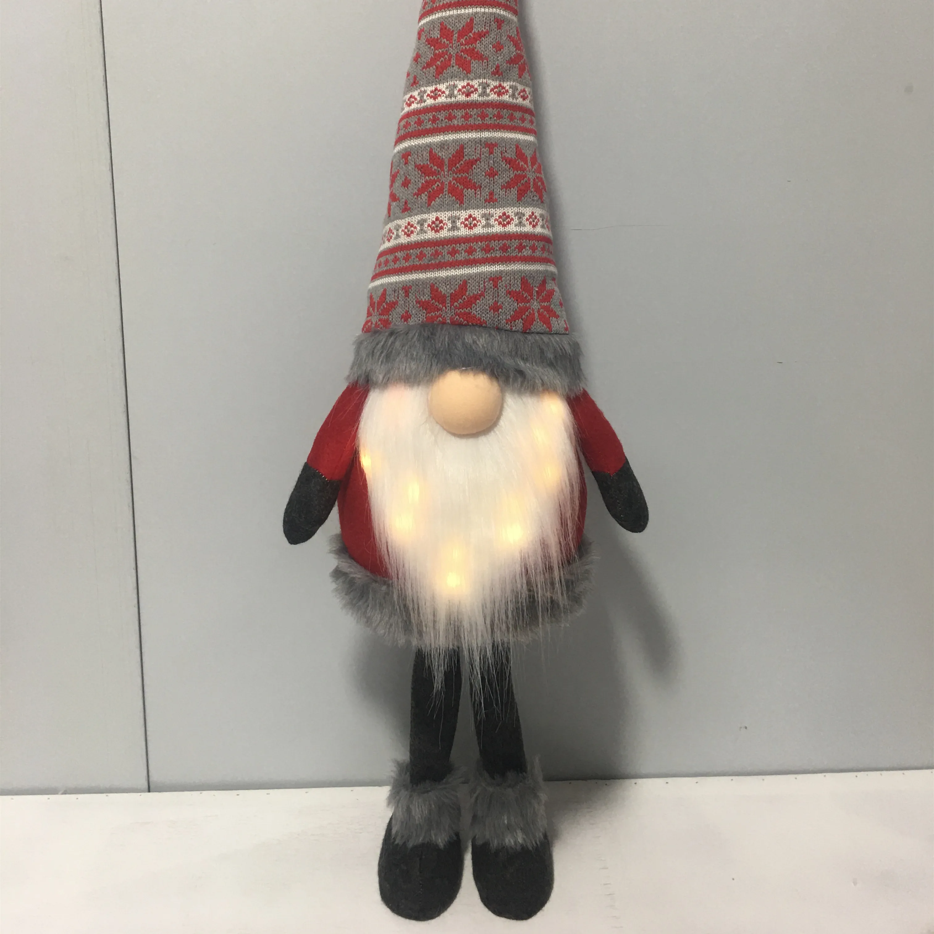 Factory Wholesale 2022 Santa Clause Beard Christmas gnomem  Pyroar Plush Handmade Party & Holiday supplies