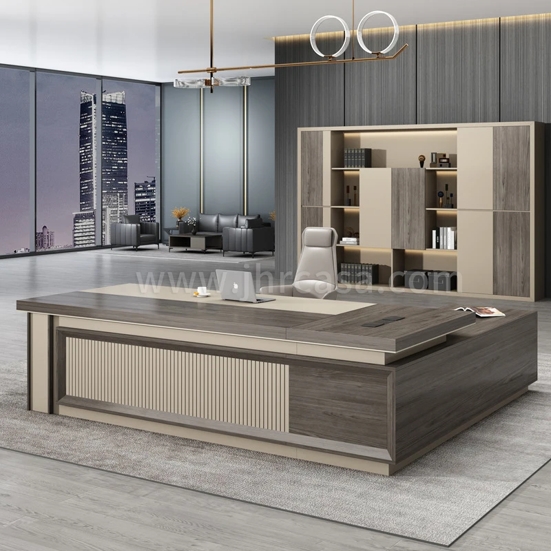 Office Ceo Desks Electric Adjust Modern Luxury Managers Big Tabletop Height Adjustable Executive Director Table Standing Desk