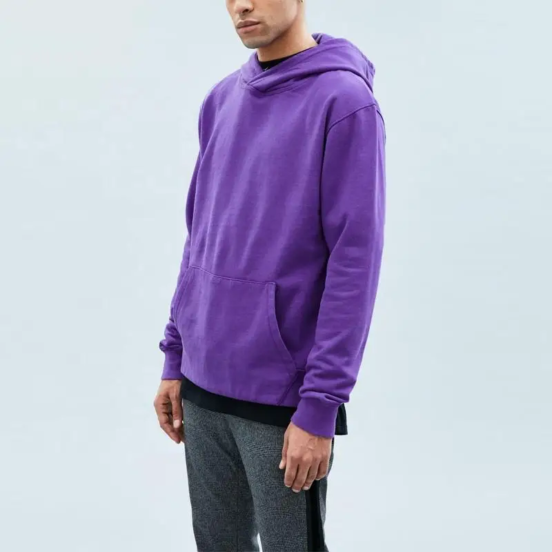 Vintage Washed Hoodie Pullover Hip Hop Sweatshirt Casual Plain Printing Fleece Hoodies