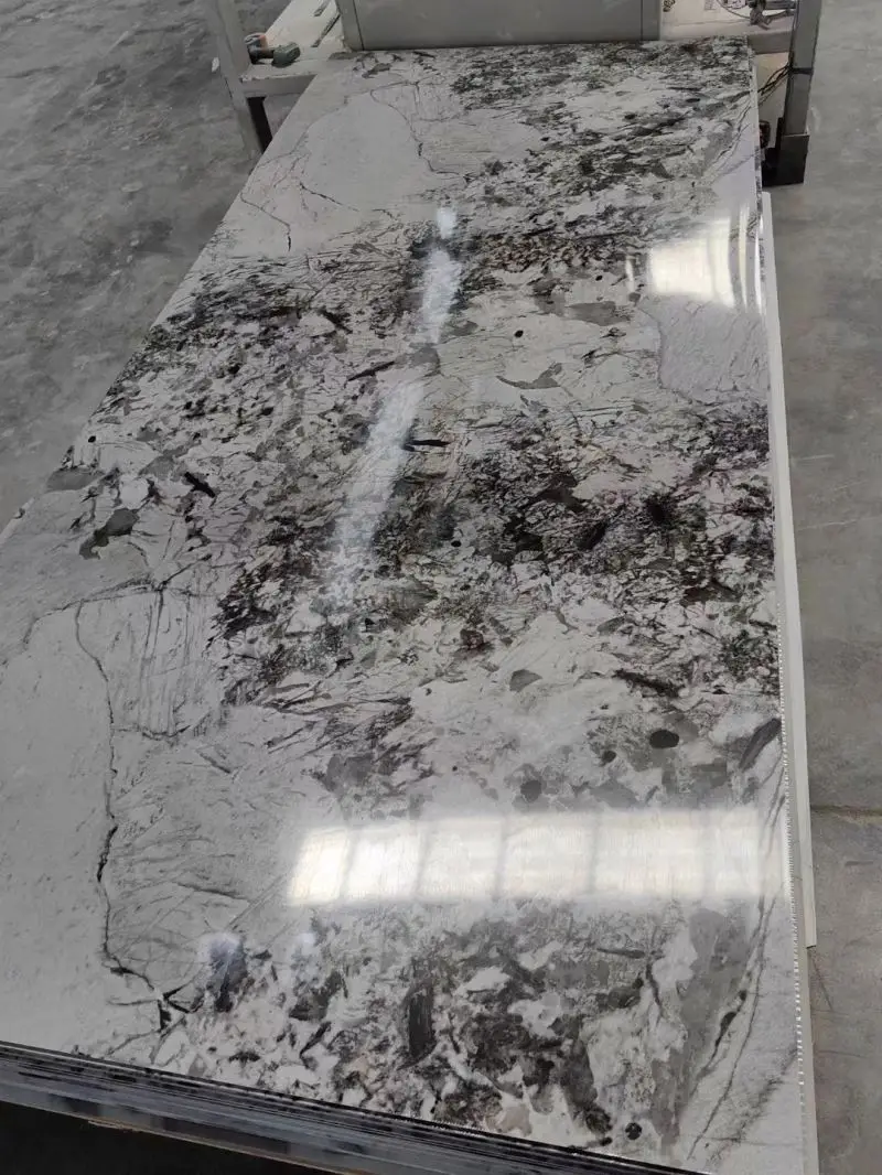 High Quality Cheap Price Interior Wall Panel 3mm Waterproof UV Panel PVC Marble Sheet For Wall Decor